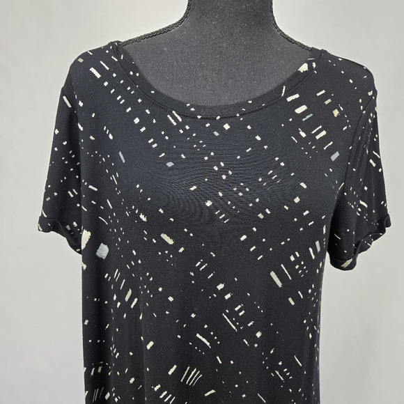 APT 9 Casual Shift Dress ShortSleeves Crewneck Abstract Print Size Medium - Picture 5 of 9